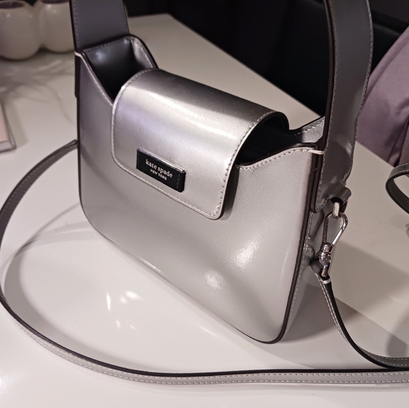 Kate Spade Sam Icon Starlight Silver Metallic - Picture 3 of 11